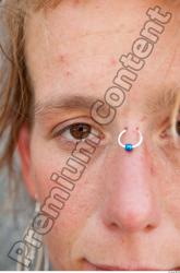 Eye Woman White Piercing Casual Average